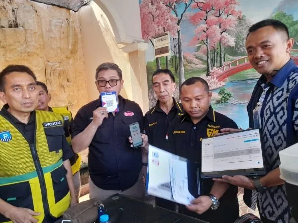 Penerapan pembayaran parkir Langganan Bulanan (PLB) non-tunai melalui QRIS (Dok : Ist).