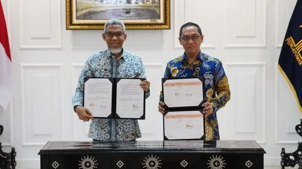 Perjanjian Kerja Sama tentang Penegakan Hukum KI dalam Pengawasan Ruang Digital. Dok. Ist