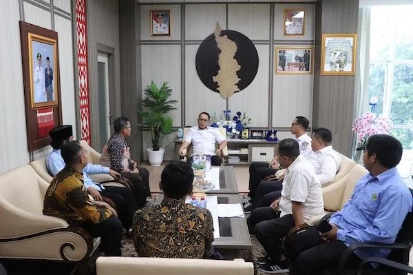 BPJPH RI saat bertemu dengan Sekprov Sulbar Junda Maulana(dok:ist)