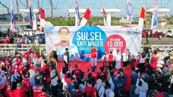 Kegiatan Sulsel Anti Mager yang digelar di Center Point of Indonesia, beberapa tahun silam (Dok. Ist)