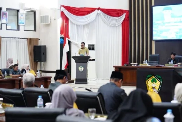 Rapat Paripurna DPRD Kabupaten Gowa (Dok: Ist).