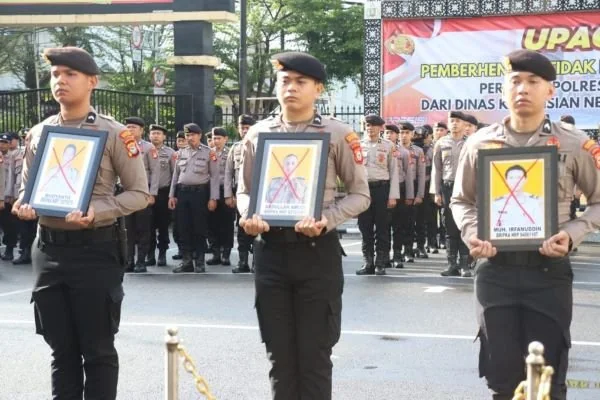 Suasana PTDH Polrestabes Makassar (Dok: Ist).