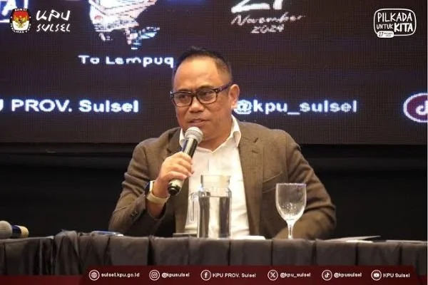 Koordinator Divisi Sosialisasi, Pendidikan Pemilih, dan Partisipasi Masyarakat (Sosdiklih Parmas) KPU Sulsel, Hasruddin Husain, (Dok: Ist).