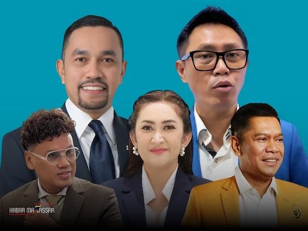 Ilustrasi Lima Tokoh yang di Nonaktifkan oleh Partai, (Dok: Kabar Makassar).\