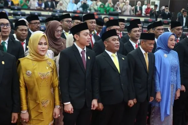 Pelantikan anggota DPRD Sulsel priode 2024-2029 (Dok : Ist).