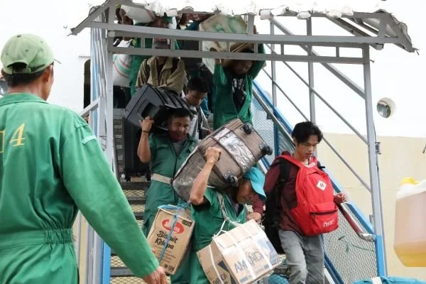 Suasana Pelabuhan Regional 4 Makassar (Dok: Ist).