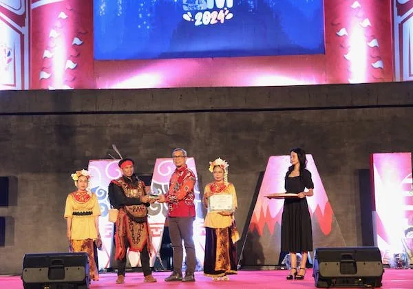Suasana Malam Apresiasi KIM Fest 2024, yang berlangsung di Anjungan City Of Makassar pada Sabtu (10/8) (doc ist)