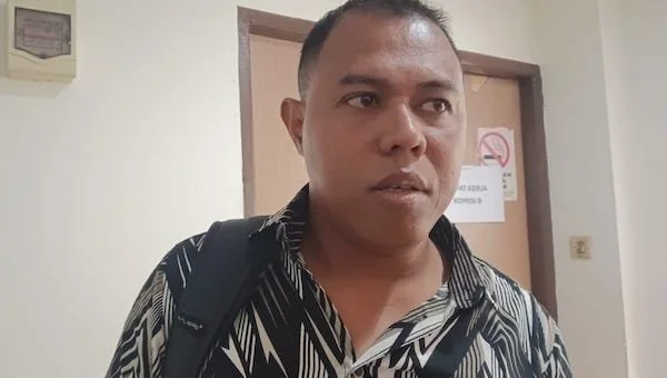 Direktur Utama Perusahaan Parkir BSB yang mengelola parkir di RS Unhas, Lukman Batara (Dok: Sinta KabarMakassar).