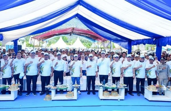 Launching program senator peduli ketahanan pangan di Mandalle, Pangkep (Dok: Ist)
