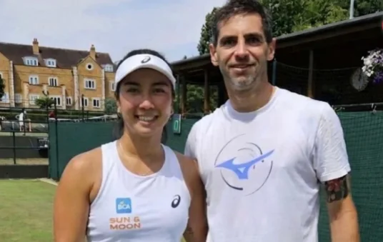 Aldila Sutjiadi dan Guido Andreozzi di Wimbledon 2026