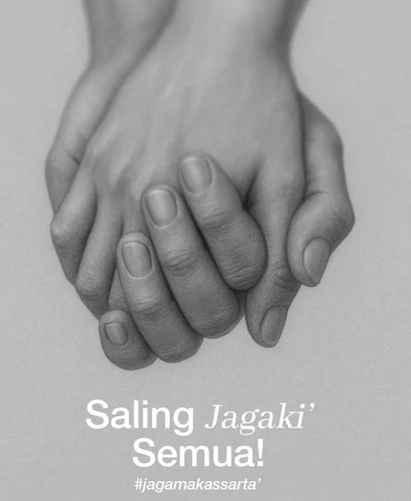 Tagar #JagaMakassarTa (Dok: Ist).