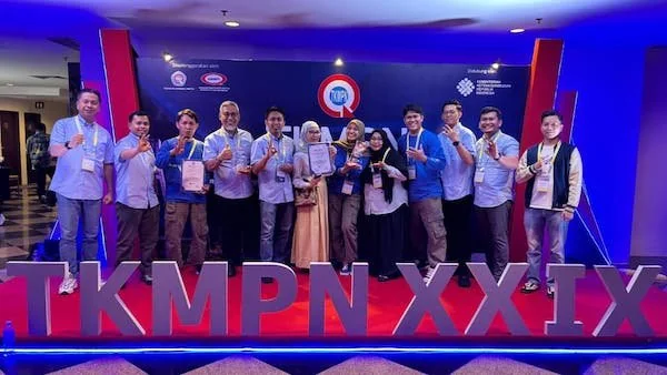 Tim yang mewakili Kalla dalam Temu Karya Mutu dan Produktivitas Nasional (TKMPN) XXIX, pihak Kalla berhasil membawa pulang medali platinum dan gold (Dok: Ist)