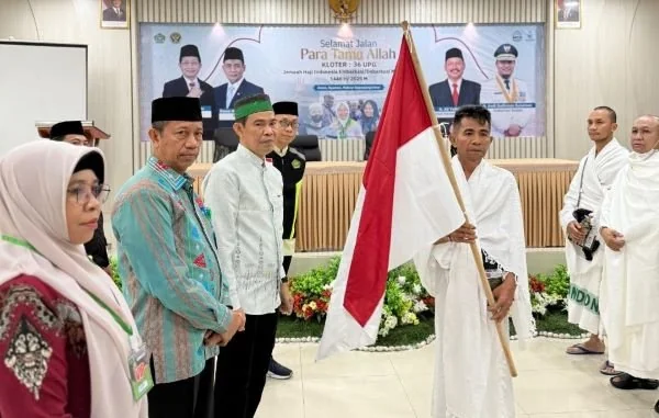 Pelepasan Jemaah calon haji kloter 36 (Dok : ist).