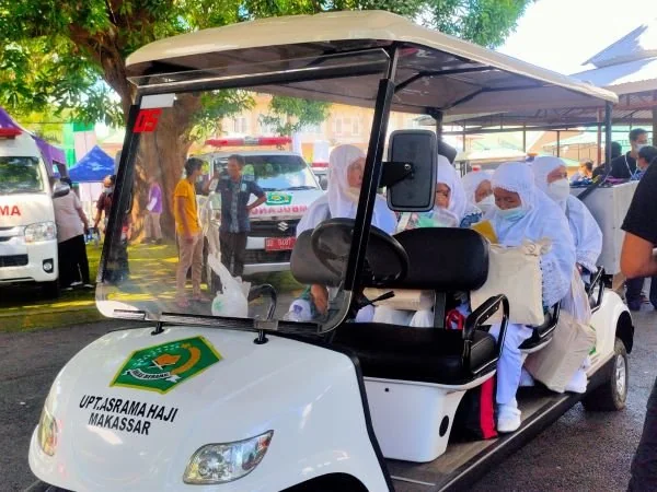 Jemaah haji Sulsel 2024 (Dok : Dini KabarMakassar).