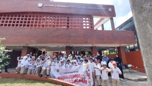 SD Sekolah Alam Bosowa Kunjungan Edukatif ke Perpustakaan Gowa (Dok: Ist)