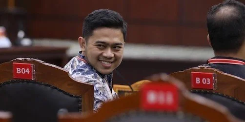 Gilang Muhammad Mumtaaz Kuasa Pemohon saat Mengikuti Sidang Pengucapan Putusan, (Dok: Ist).