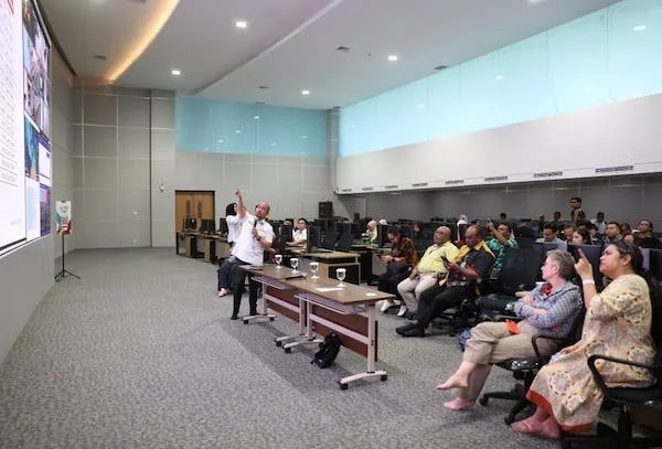Kepala Dinas Komunikasi dan Informatika Kota Makassar, Dr. Muhammad Roem saat Menjelaskan Tentang Lontara+ (Dok: Ist).