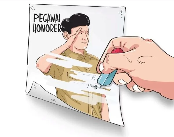 Ilustrasi Honorer (Dok : Int).