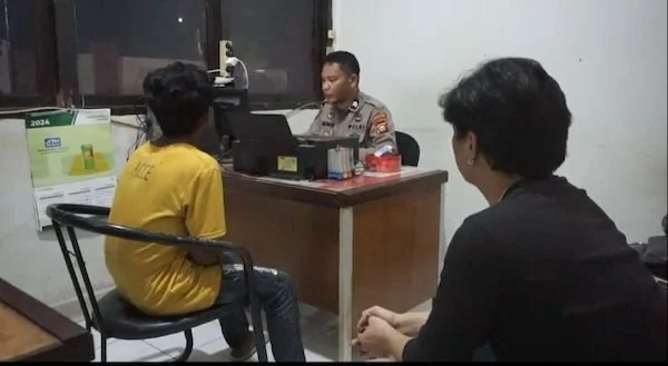 korban F (23) yang melapor ke pihak kepolisian setelah alami pengeroyokan oleh kelompok pemuda (Dok:Ist)