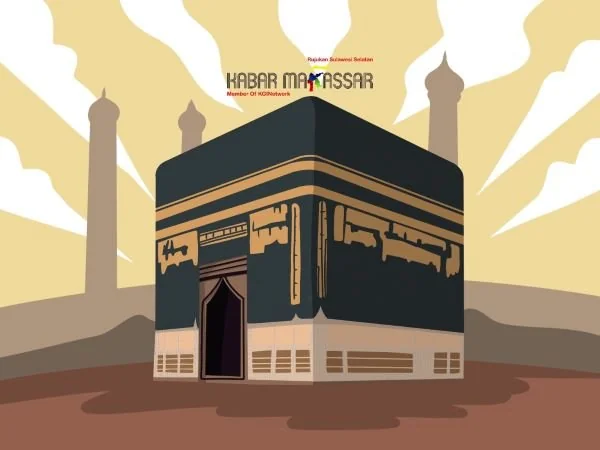 Ilustrasi Ka'bah (Dok : KabarMakassar).
