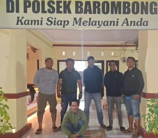 Pelaku Pencurian Modus Top Up Dana Dibekuk Polsek Barombong. (Dok: Ist)
