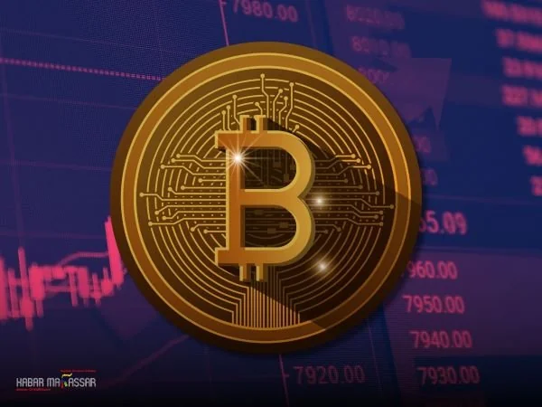 Ilustrasi mata uang kripto yang paling banyak digunakan di dunia, Bitcoin (Dok : KabarMakassar).