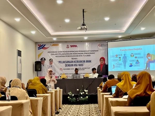 Sosialisasi Pelaksanaan Kebijakan Anak HIV-AIDS (Dok: Ist).