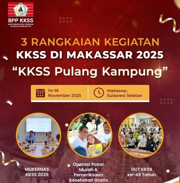 Poster Mukernas KKSS 2025 di Makassar (Dok: Ist).
