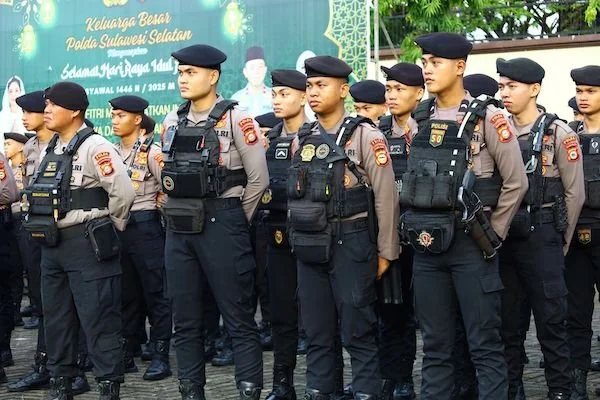 persiapan pengamanan May Day oleh Polda Sulsel (Dok:Ist)