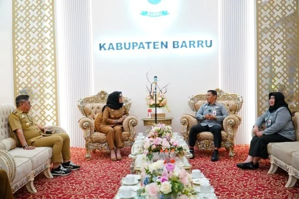 Kanwil Kemenkum Sulsel memperkuat sinergi dengan Pemerintah Kabupaten Barru (Dok : Ist).