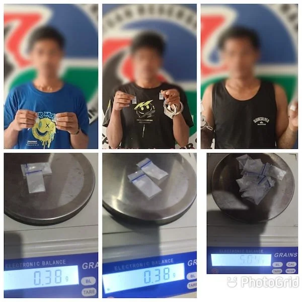 3 Tersangka beserta Barang bukti  Narkotika  Diamankan Aparat Polres Sinjai  Sulawesi Selatan. ist