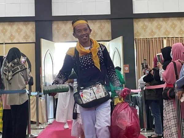 Jemaah haji embarkasi Makassar (Dok : Dini KabarMakassar).