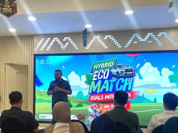 Konferensi pers Hybrid Eco Match: Goals with Toyota (Dok: Nofi KabarMakassar)