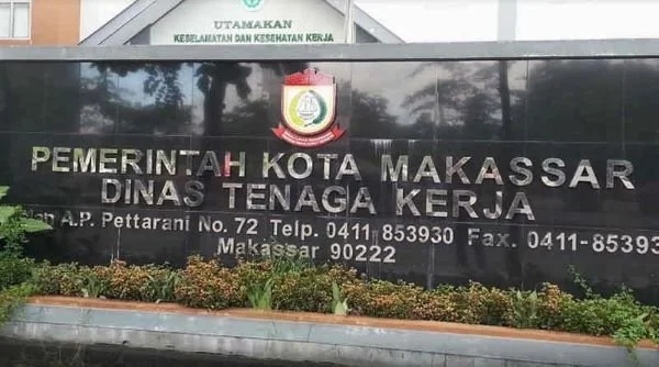 Kantor Disnaker kota Makassar (Dok: Ist)