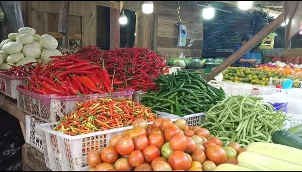 Dagangan di Pasar Terong (Dok: Sinta KabarMakassar).
