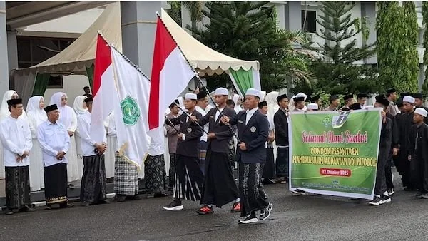 Ribuan Santri di Pinrang Meriahkan Hari Hari Santri Nasional 2025. Dok. Ist