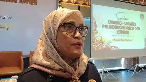 Wakil Ketua LPSK Sri Nurherwati (Dok: Sinta KabaMakassar).