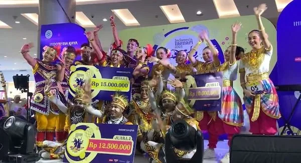Tim Galactic Star berhasil menjuarai pagelaran Indonesia Menari 2025 di Makassar (dok. Syamsi/Kabar Makassar)