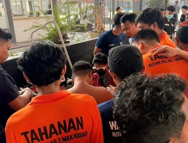 Rutan Makassar Hapus Tato Gratis untuk Warga Binaan. (Dok: Ist)