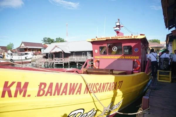 Penampakan Pete-pete Laut Kota Makassar (Dok: Ist).