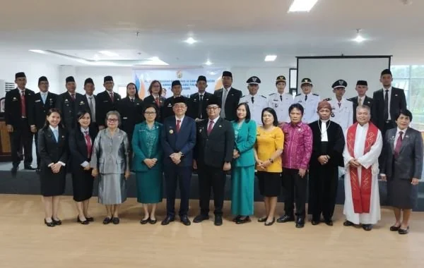 Bupati Toraja Utara Frederik Viktor Palimbong melantik  23 pejabat baru. (Dok: Ist)