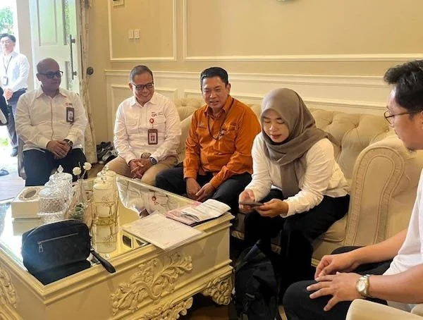 OJK bersama BPS dan LPS melakukan monitoring SNLIK 2026 di Sulselbar (Dok: Ist)