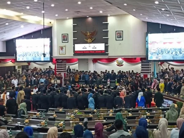 Pelantikan Anggota DPRD Sulsel periode 2024-2029 (Dok: Atri KabarMakassar)