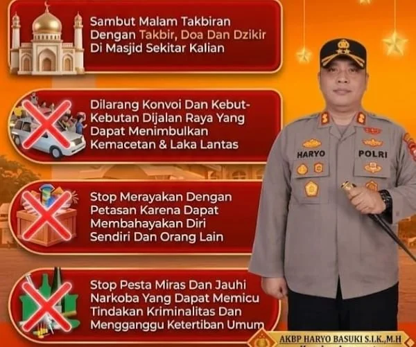 Larangan Konvoi dan Petasan. (Dok: Ist)