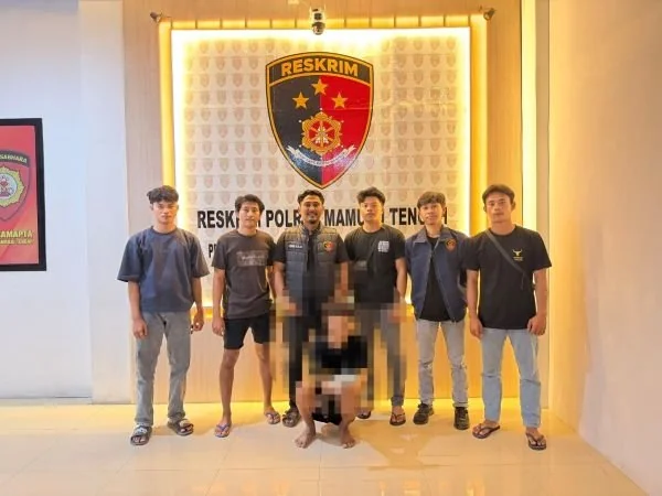 Pelaku pencurian kopra di Mamuju Tengah yang berhasil diringkus Polisi (Dok: Ist)