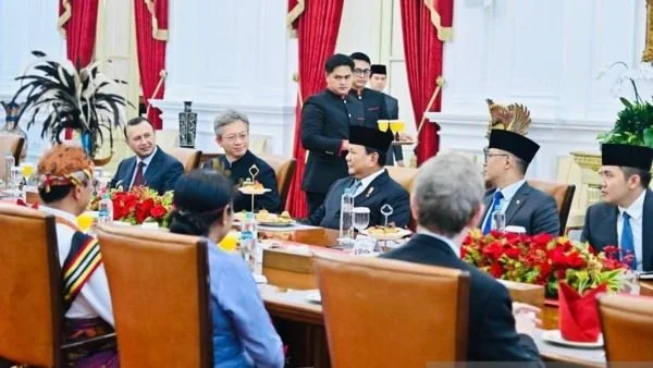 Sejumlah Duta Besar Negara Sahabat saat menemui Presiden Prabowo Subianto di Istana Merdeka, Jakarta (Dok : Int).