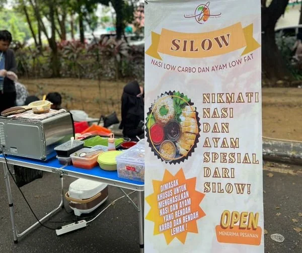 Usaha kuliner sehat ini diberi nama Silow, atau nasi low carbo ayam low fat (Dok : Ist).