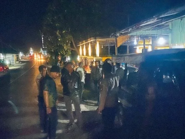 Tangkapan layar keributan terjadi di Balang Beru, Kecamatan Binamu, Kabupaten Jeneponto (Dok : Ist).
