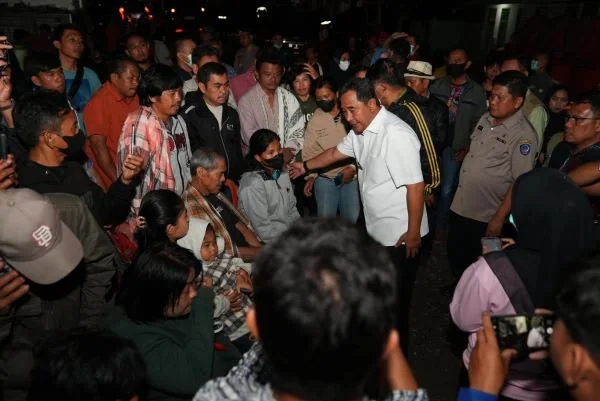 Pj Gubernur Sulsel, Bahtiar Baharuddin di Tana Toraja, Minggu, (14/4).