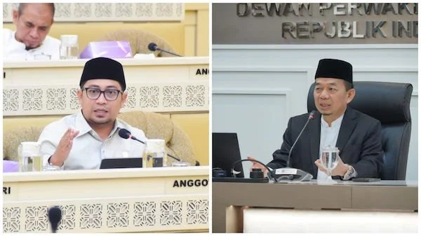 Anggota Komisi II DPR dari Fraksi PKB Muhammad Khozin (Kacamata), dan Anggota Komisi II DPR RI Dr. H. Jazuli Juwaini, (Jaz hitam), (Dok: Ist)